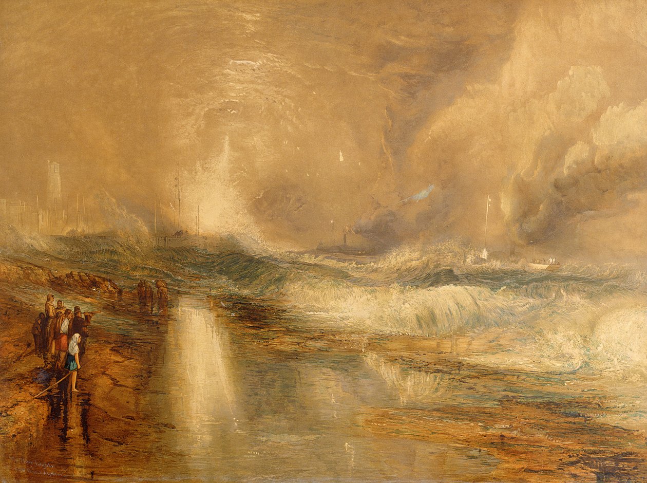 Razzi e luci blu, 1855 da Joseph Mallord William Turner