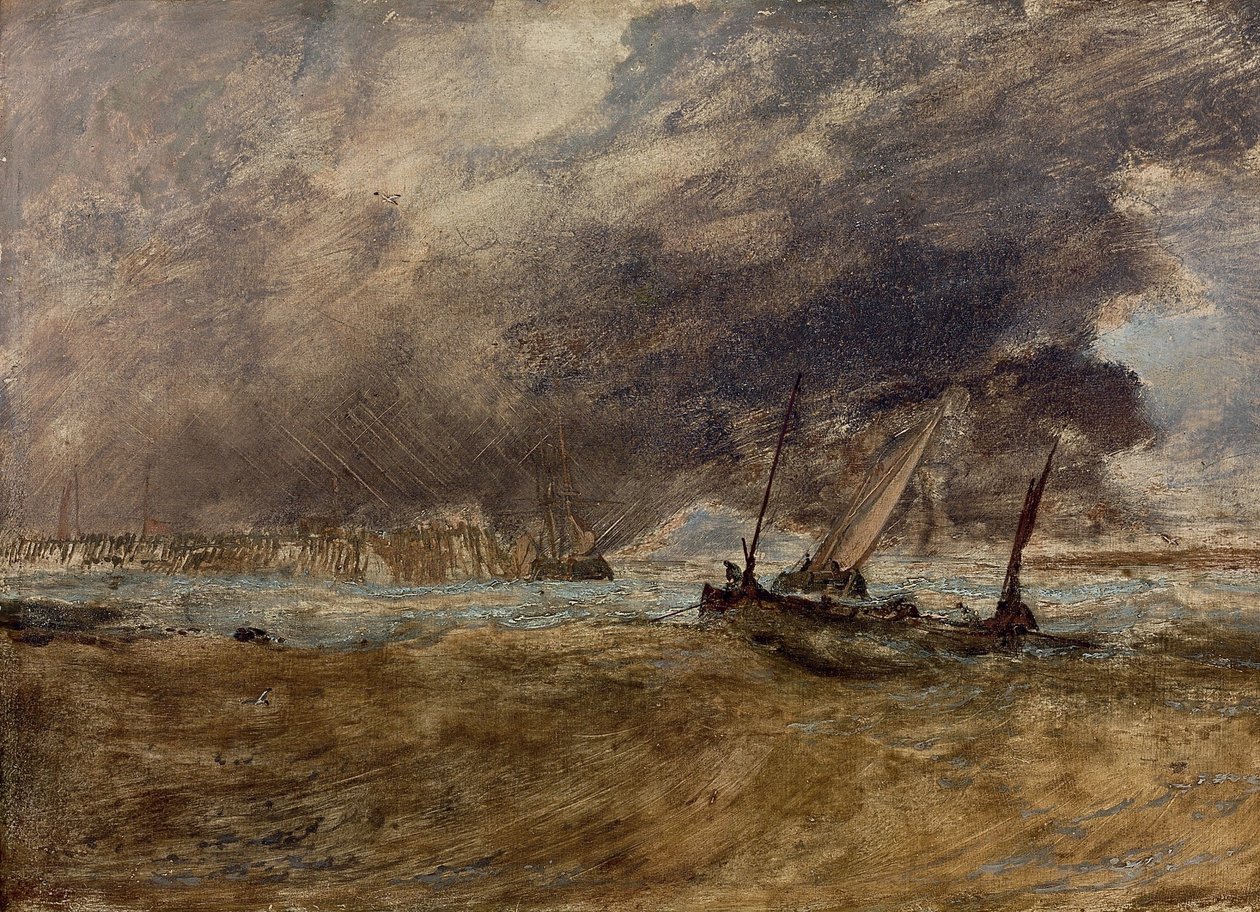 Marina con barche da pesca da Joseph Mallord William Turner