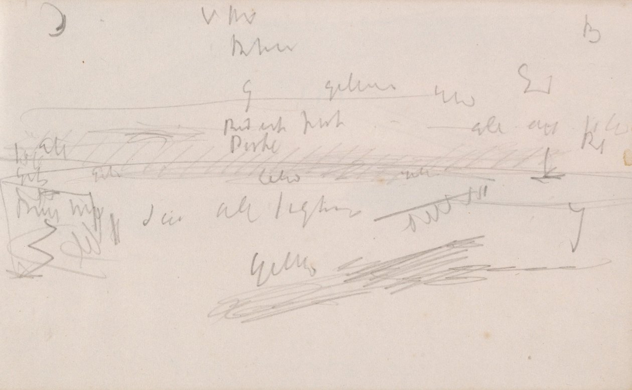 Il taccuino del canale da Joseph Mallord William Turner
