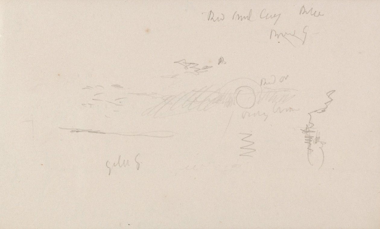 Il taccuino del canale da Joseph Mallord William Turner