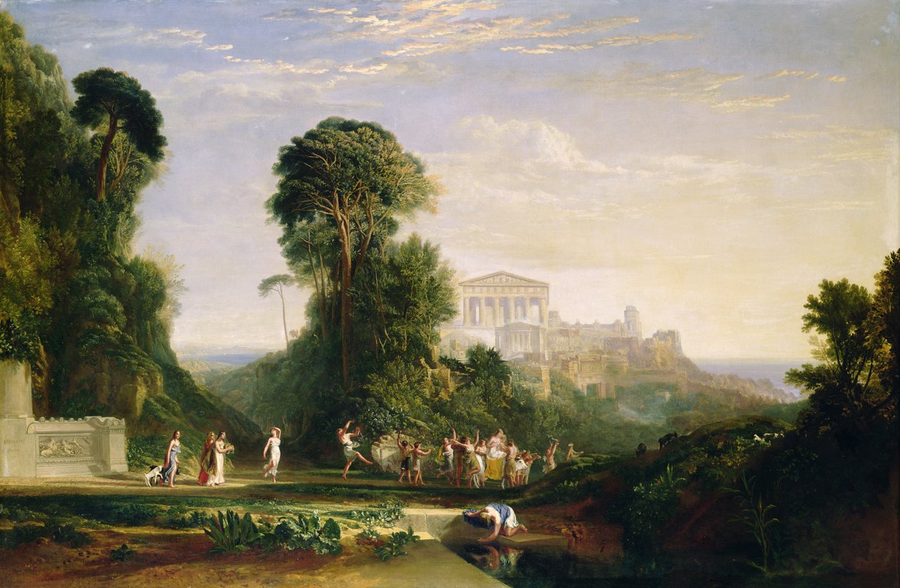 Il Tempio di Giove - Prometeo Restaurato da Joseph Mallord William Turner