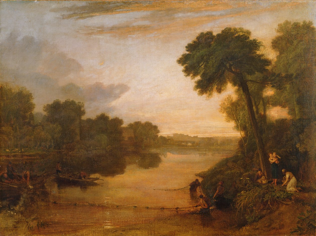 Il Tamigi vicino a Windsor, c.1807 da Joseph Mallord William Turner