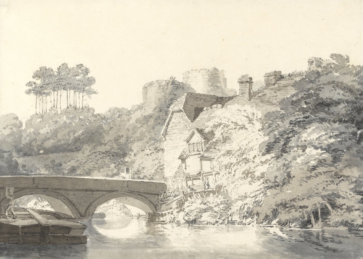Castello di Tonbridge, Kent da Joseph Mallord William Turner