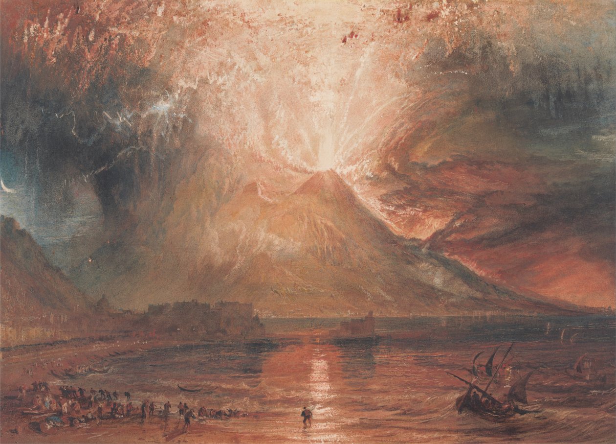Eruzione del Vesuvio da Joseph Mallord William Turner