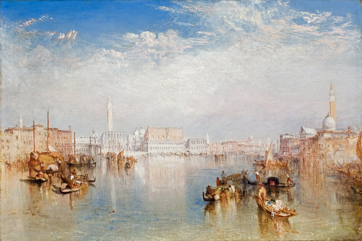 Veduta di Venezia: Palazzo Ducale, Dogana e parte di San Giorgio, 1841 da Joseph Mallord William Turner
