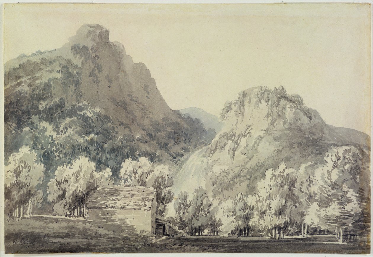Cascata a Lodore, Cumberland da Joseph Mallord William Turner