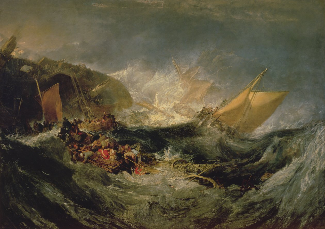 Naufragio di una Nave da Trasporto da Joseph Mallord William Turner