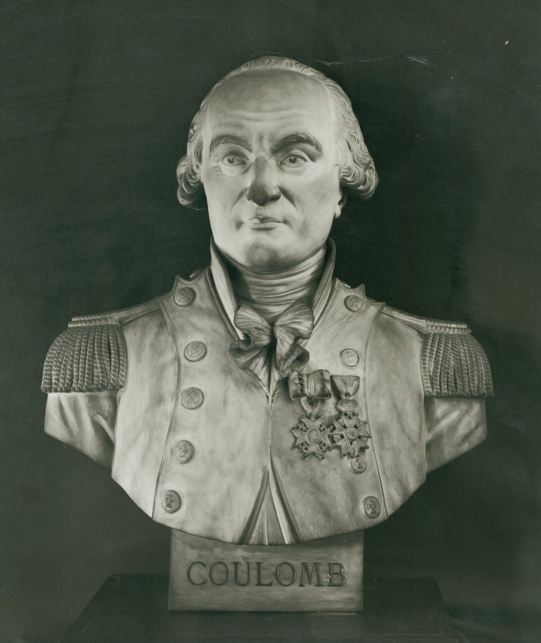 Busto di Charles de Coulomb da Joseph Marius Ramus