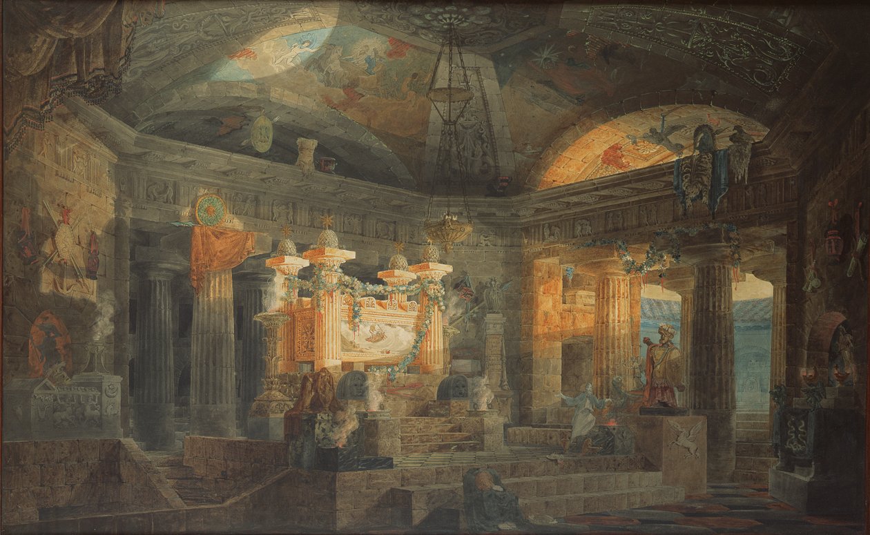 Progetto per un cenotafio, 1804 da Joseph Michael Gandy