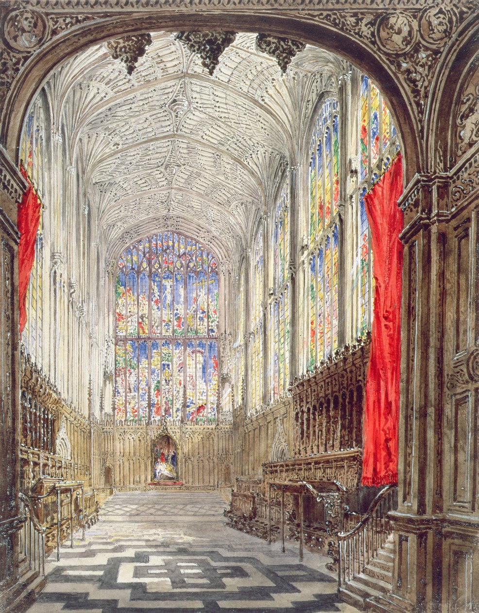 Interno della Cappella del King