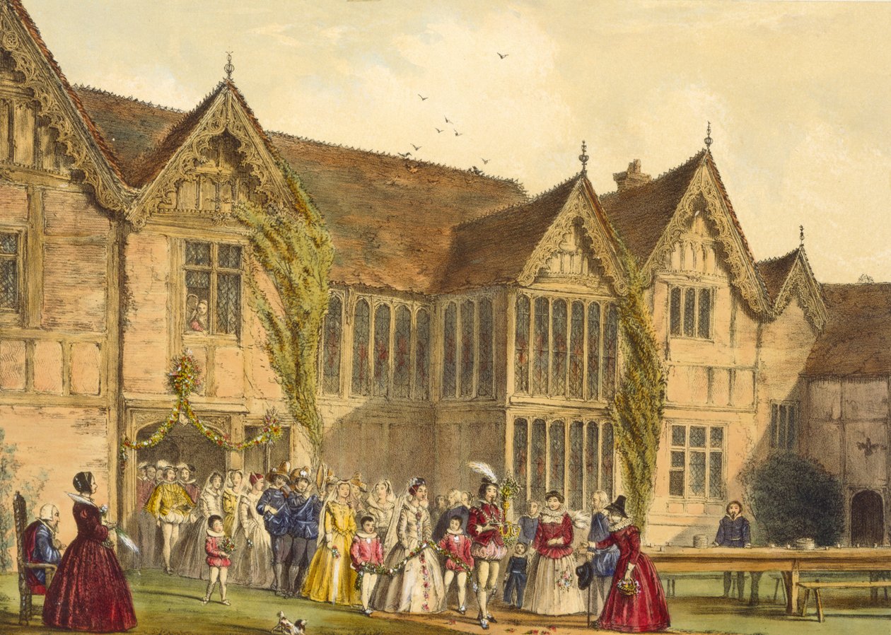 Matrimonio di campagna, Ockwells Manor nel Berkshire, c.1600, da 