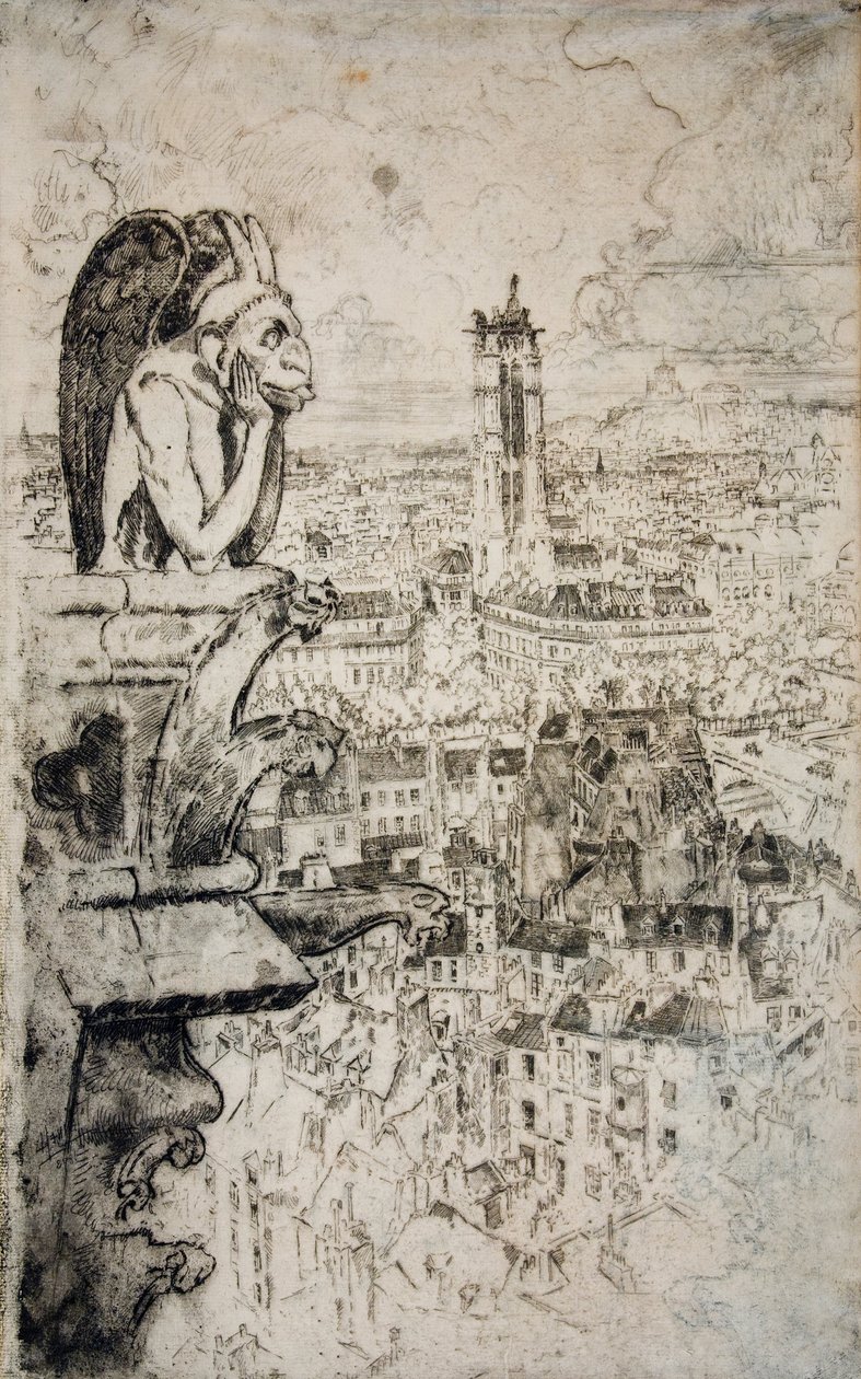 Parigi da Notre-Dame da Joseph Pennell