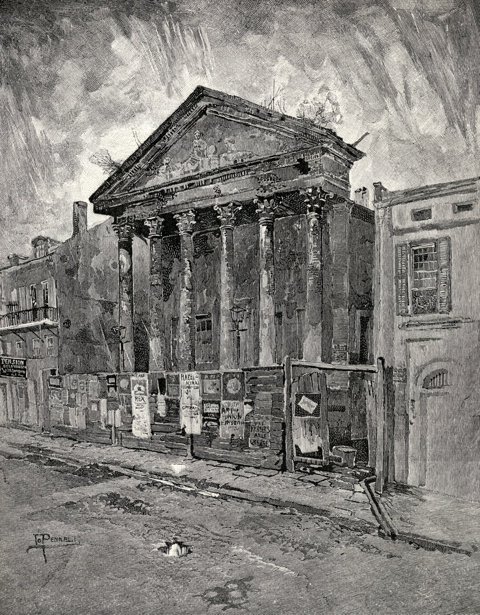 La vecchia banca in Toulouse Street, New Orleans, da 