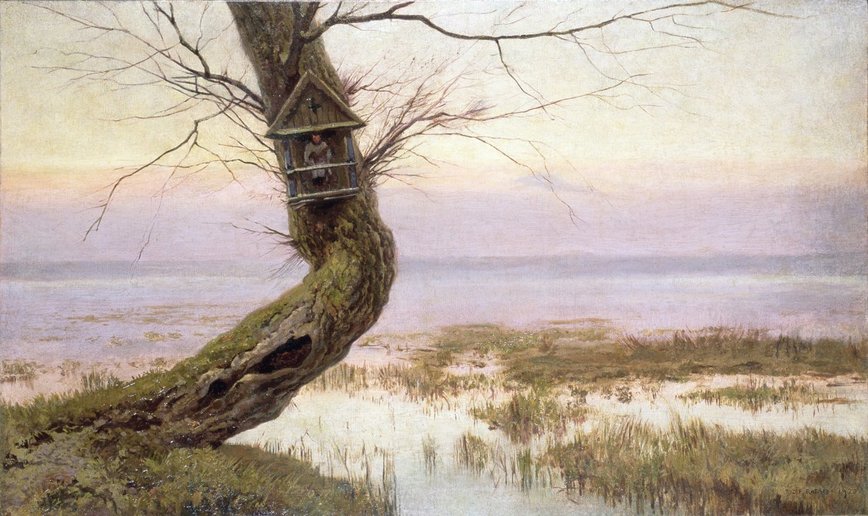 Santuario su un vecchio salice, 1920 da Joseph Rapacki