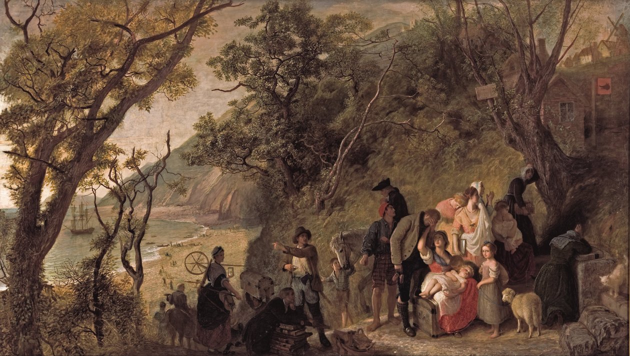 Il villaggio deserto da Joseph Severn