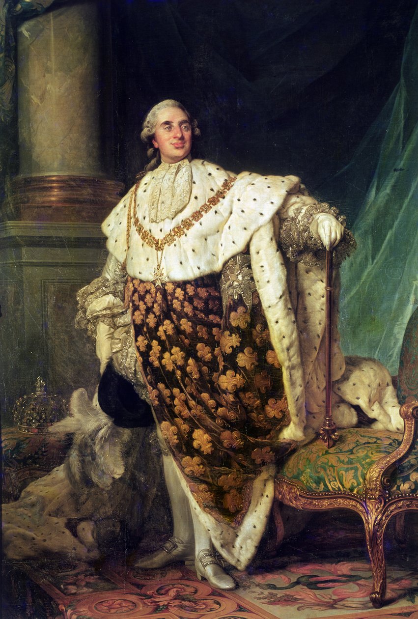 Ritratto a figura intera di Luigi XVI (1754-1793), Re di Francia e Navarra da Joseph Siffred Duplessis