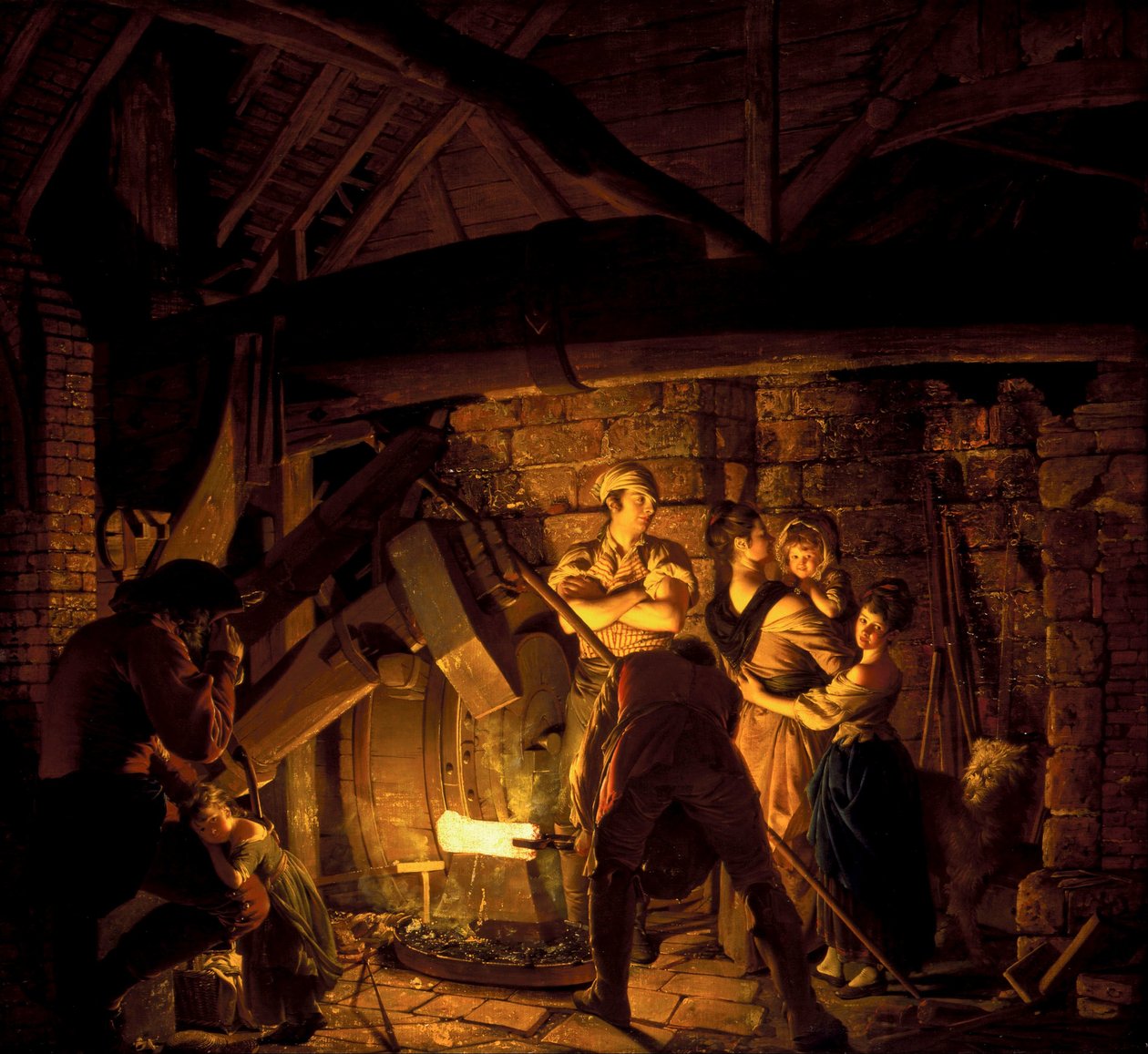 Una fucina da Joseph Wright of Derby