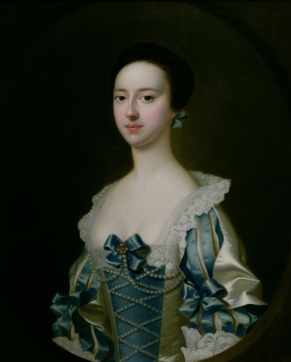 Anne Bateman, poi Mrs. John Gisbourne, 1755 da Joseph Wright of Derby