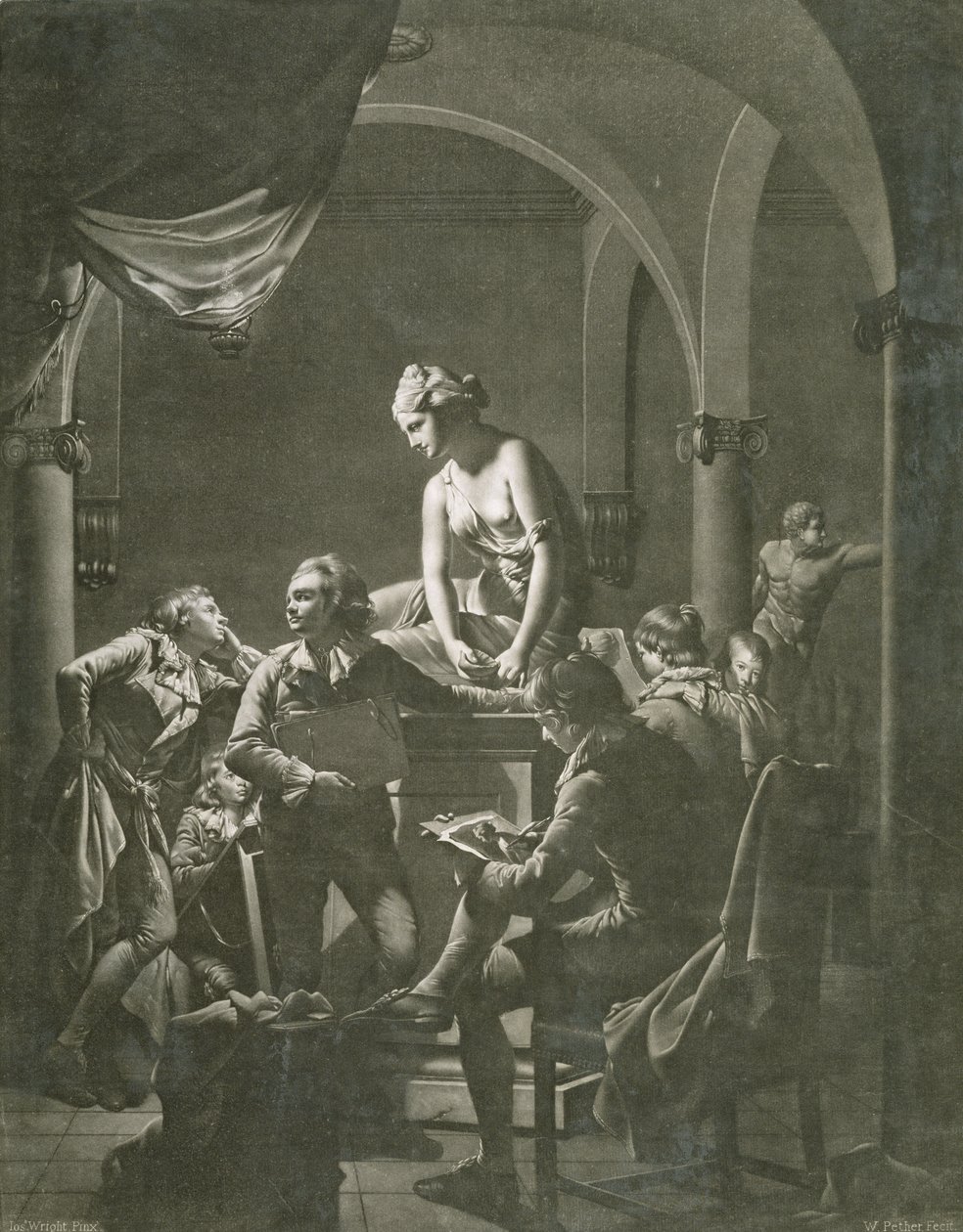 Accademia di Disegno da Joseph Wright of Derby