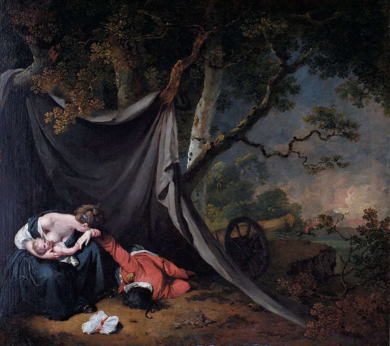Il soldato morto, c.1789 da Joseph Wright of Derby