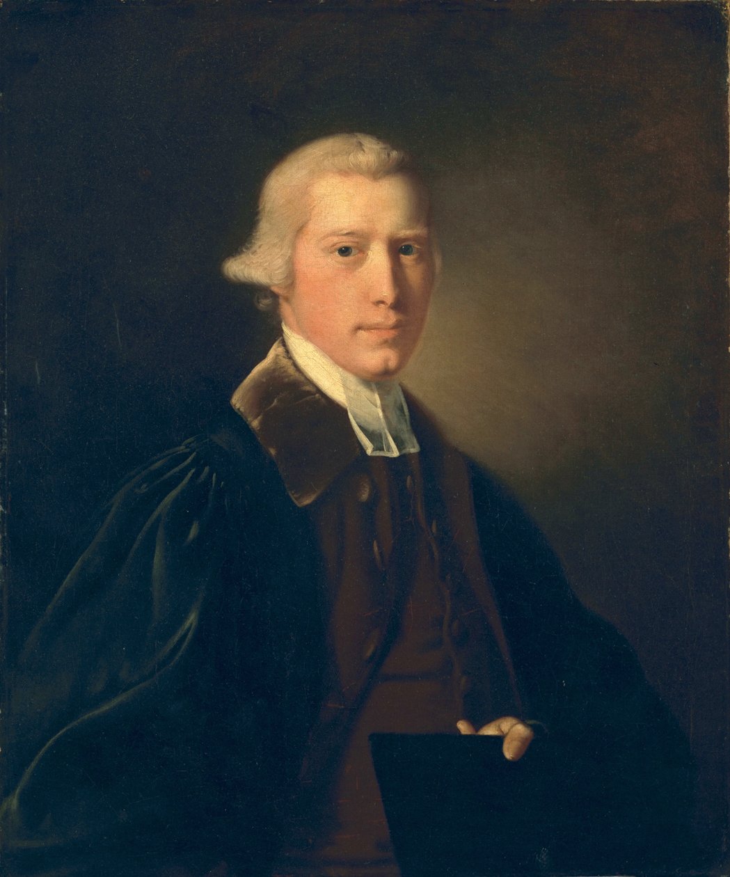 Giovane uomo con cappello e toga, c.1760 da Joseph Wright of Derby