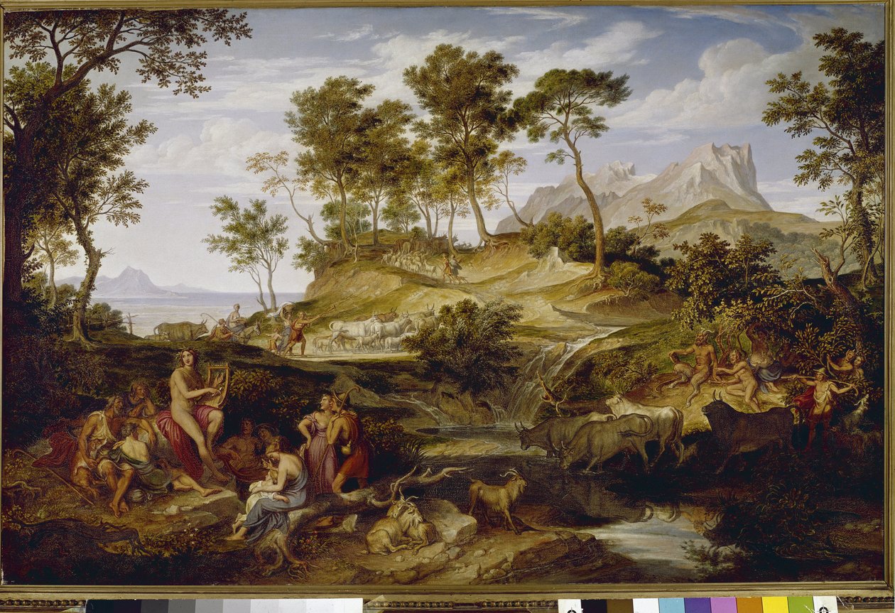 Apollo tra i pastori tessali da Joseph Anton Koch