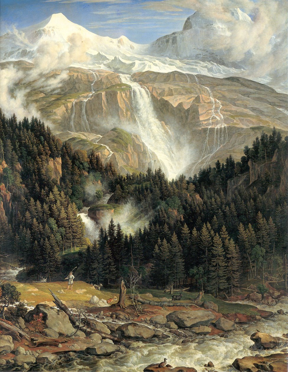 La cascata dello Schmadribach da Joseph Anton Koch