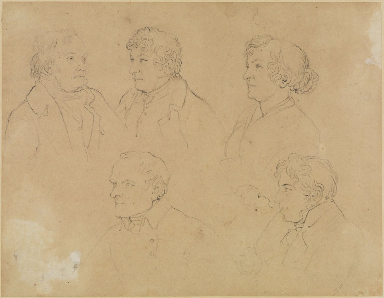 Cinque ritratti da Joseph Anton Koch