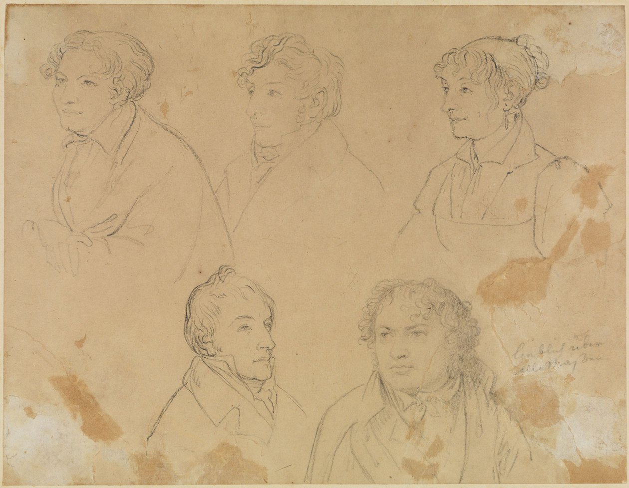 Cinque ritratti da Joseph Anton Koch