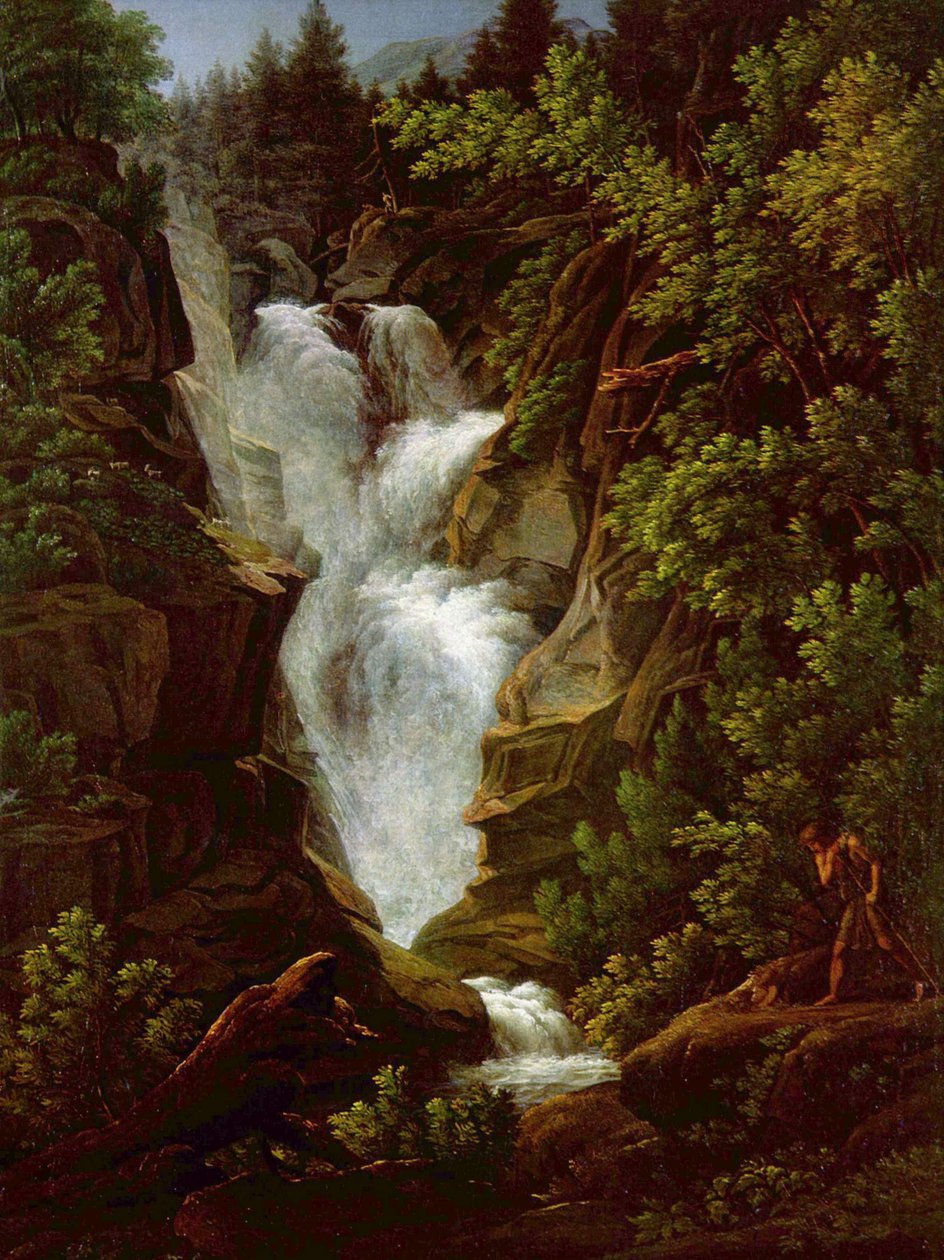 Cascata negli Altipiani di Berna da Joseph Anton Koch