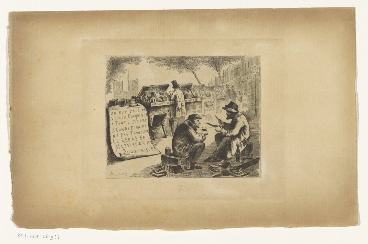 Librai durante il pranzo da Joseph Apoux