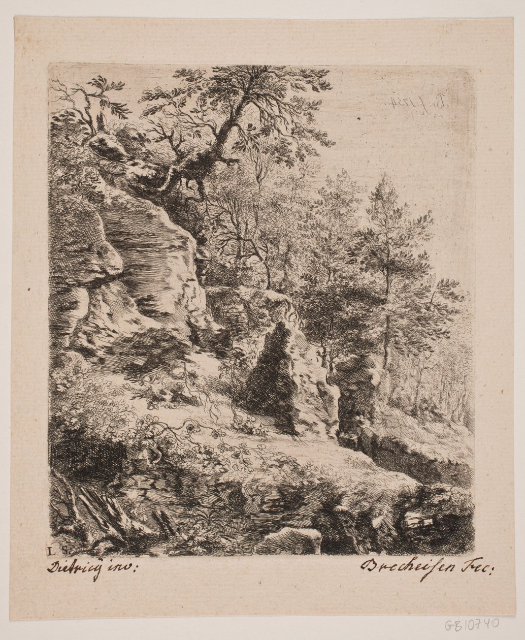 Paesaggio roccioso da Joseph Brecheisen