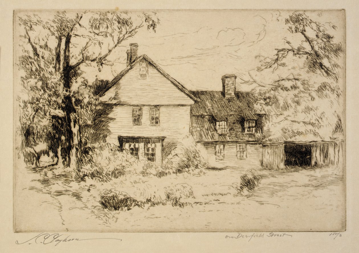 In Deerfield Street (Old House at Deerfield) da Joseph C. Claghorn