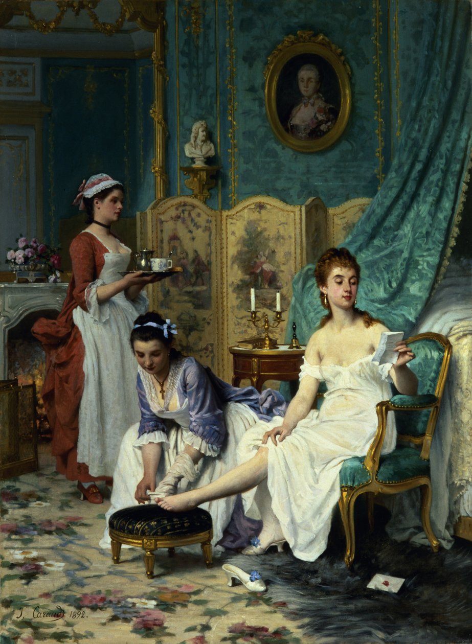 Il ricevimento, 1892 da Joseph Caraud
