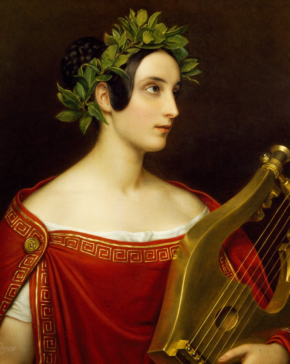 Lady Theresa Spence nel ruolo di Saffo da Joseph Carl Stieler