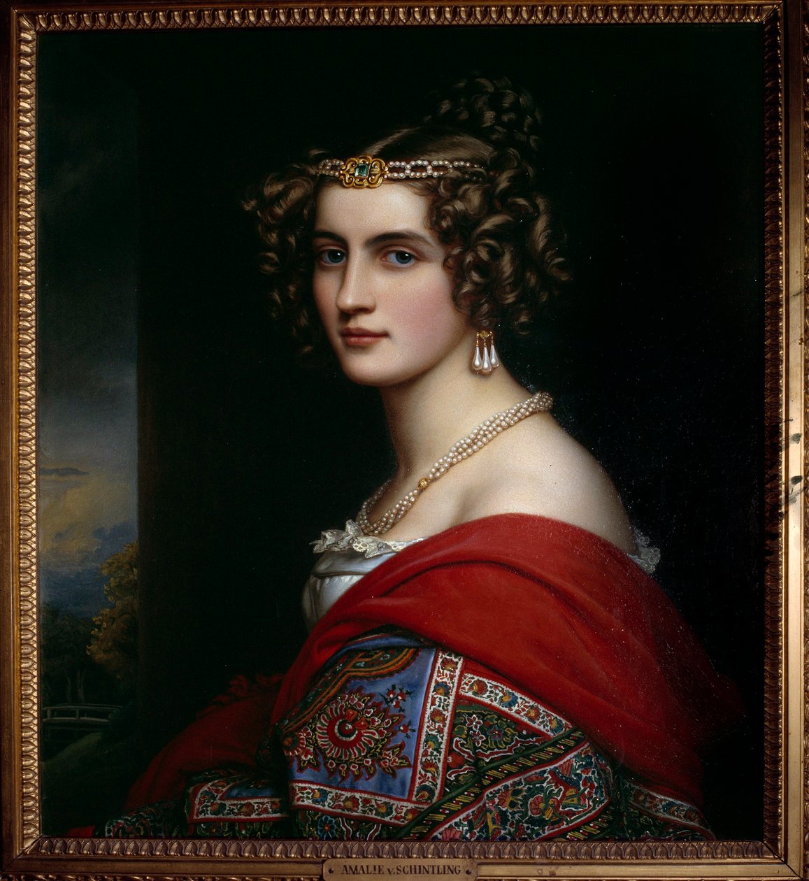 Ritratto di Amalie von Schintling da Joseph Carl Stieler