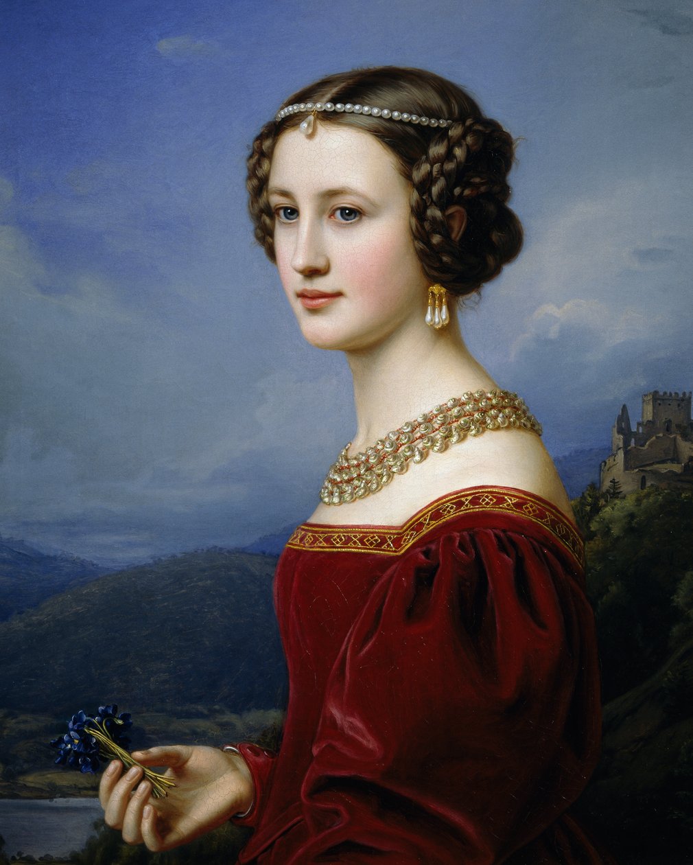 Ritratto di Cornelia Vetterlein da Joseph Carl Stieler