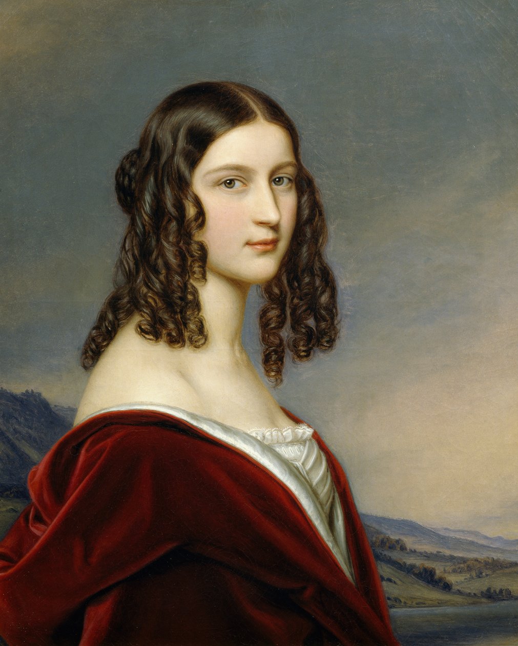 Ritratto di Friederike Von Freiin Gumppenberg da Joseph Carl Stieler