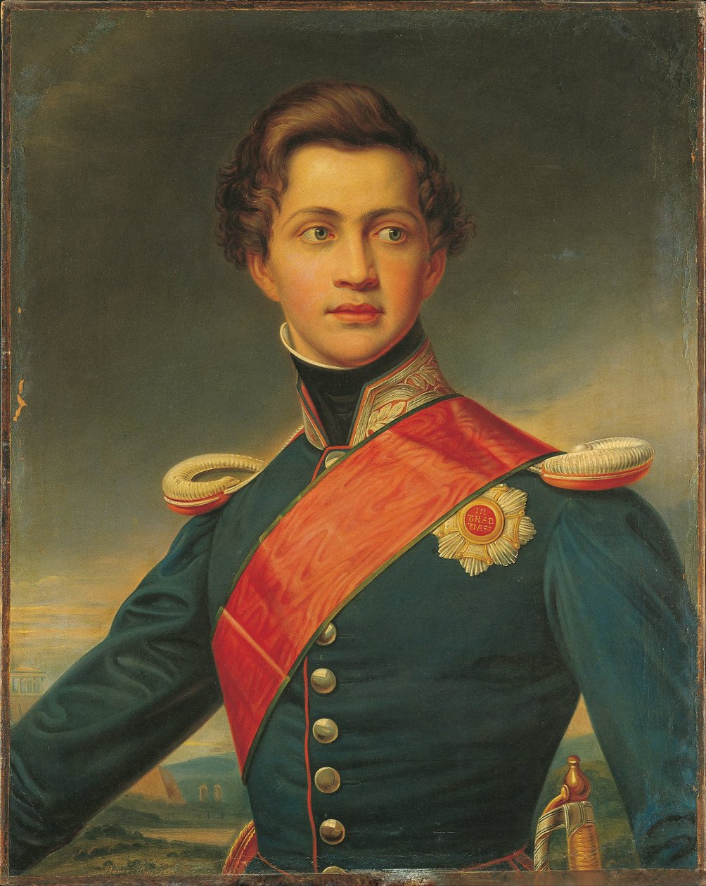 Ritratto di Otto, re di Grecia, 1832 da Joseph Carl Stieler