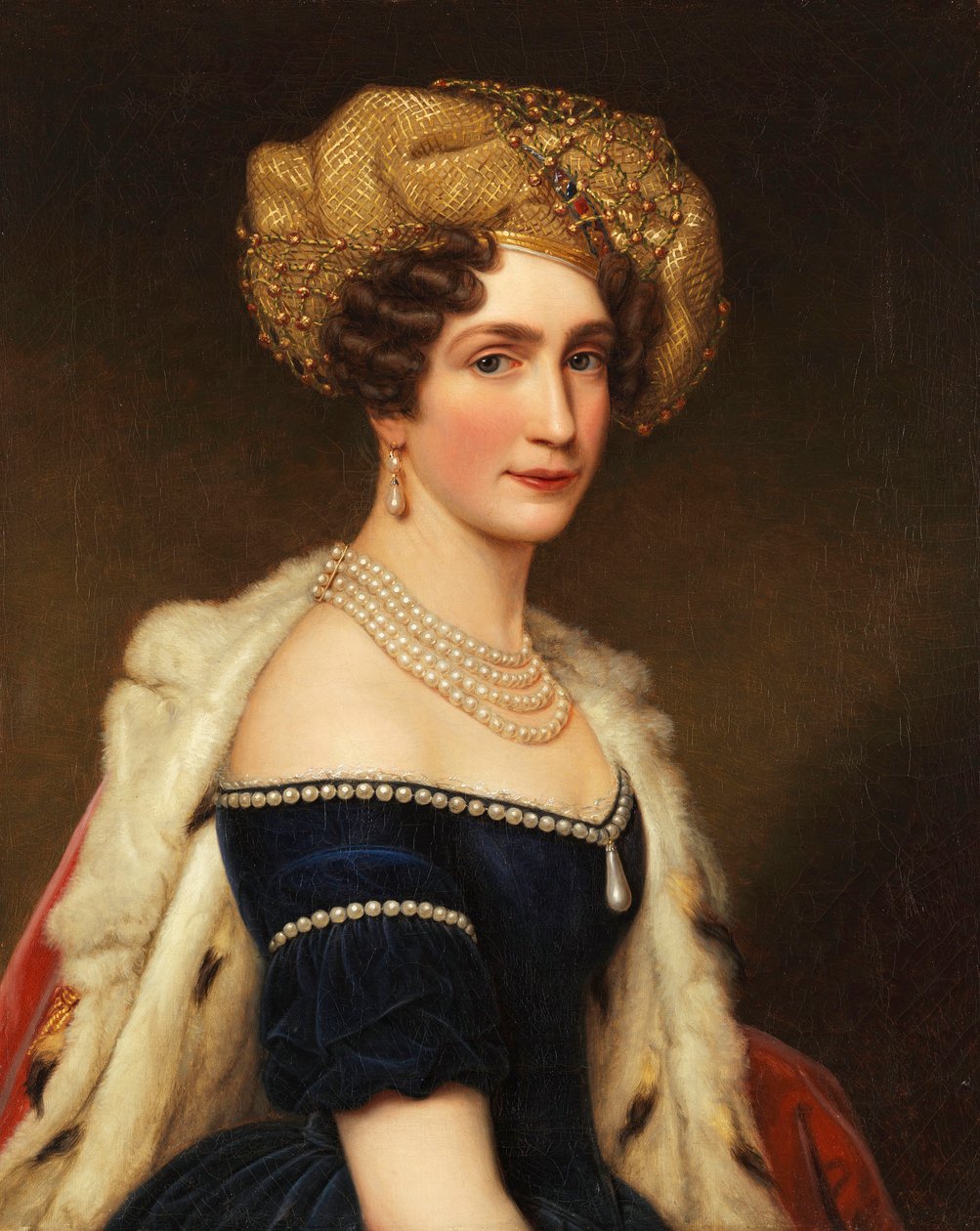 Principessa Augusta di Baviera (1788-1851), Duchessa di Leuchtenberg, c. 1825 da Joseph Carl Stieler