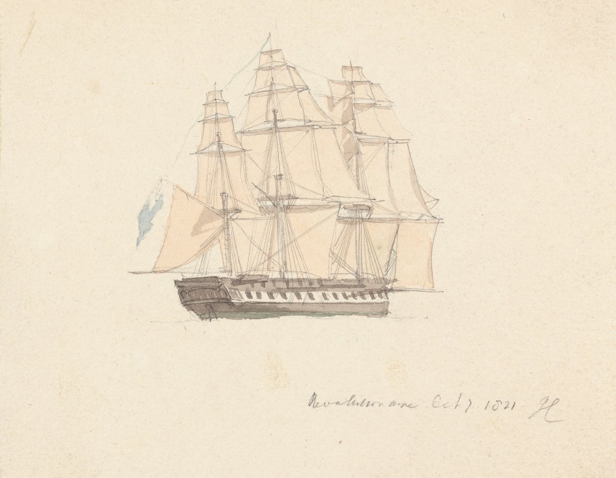 Rivoluzionario 7 ottobre 1821 da Joseph Cartwright