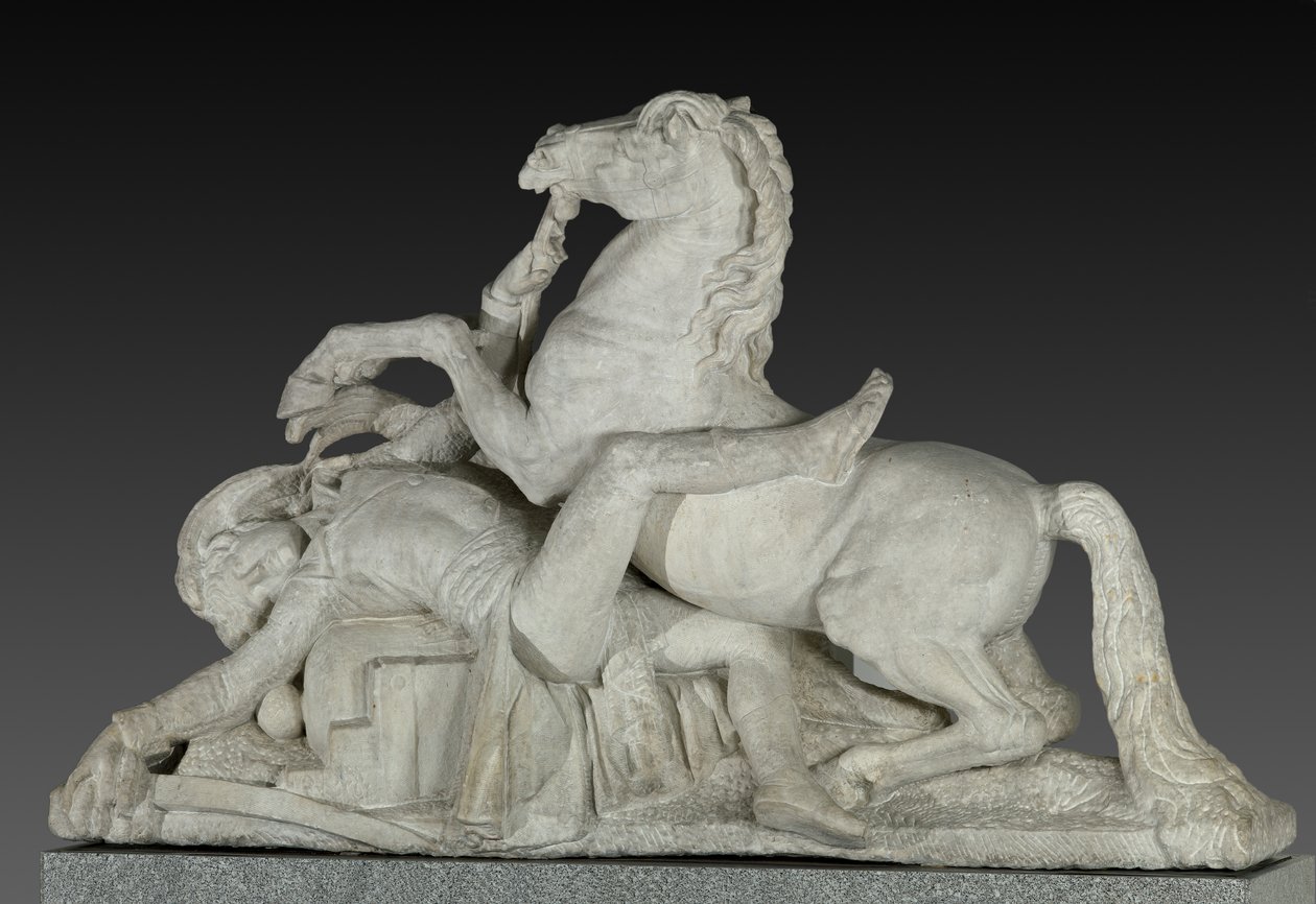 La morte del generale Louis Charles Antoine Desaix nella battaglia di Marengo il 14 giugno 1800 da Joseph Chinard