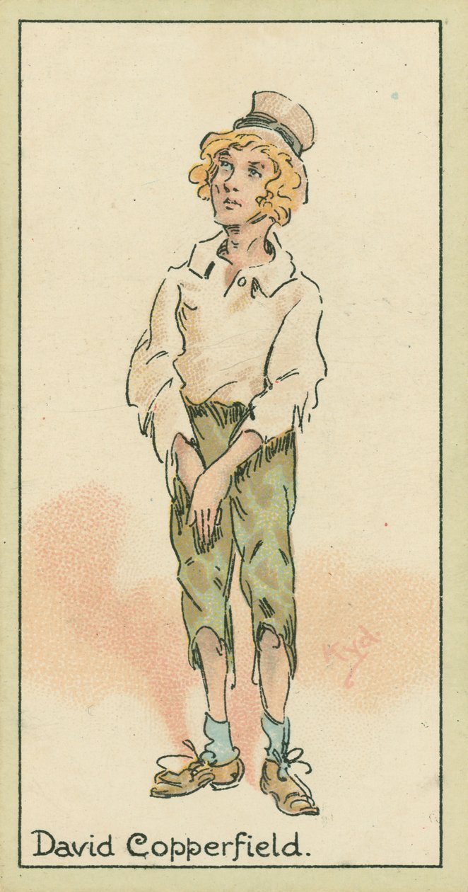 David Copperfield (litografia a colori) da Joseph Clayton (1856-1937) (after) Clarke