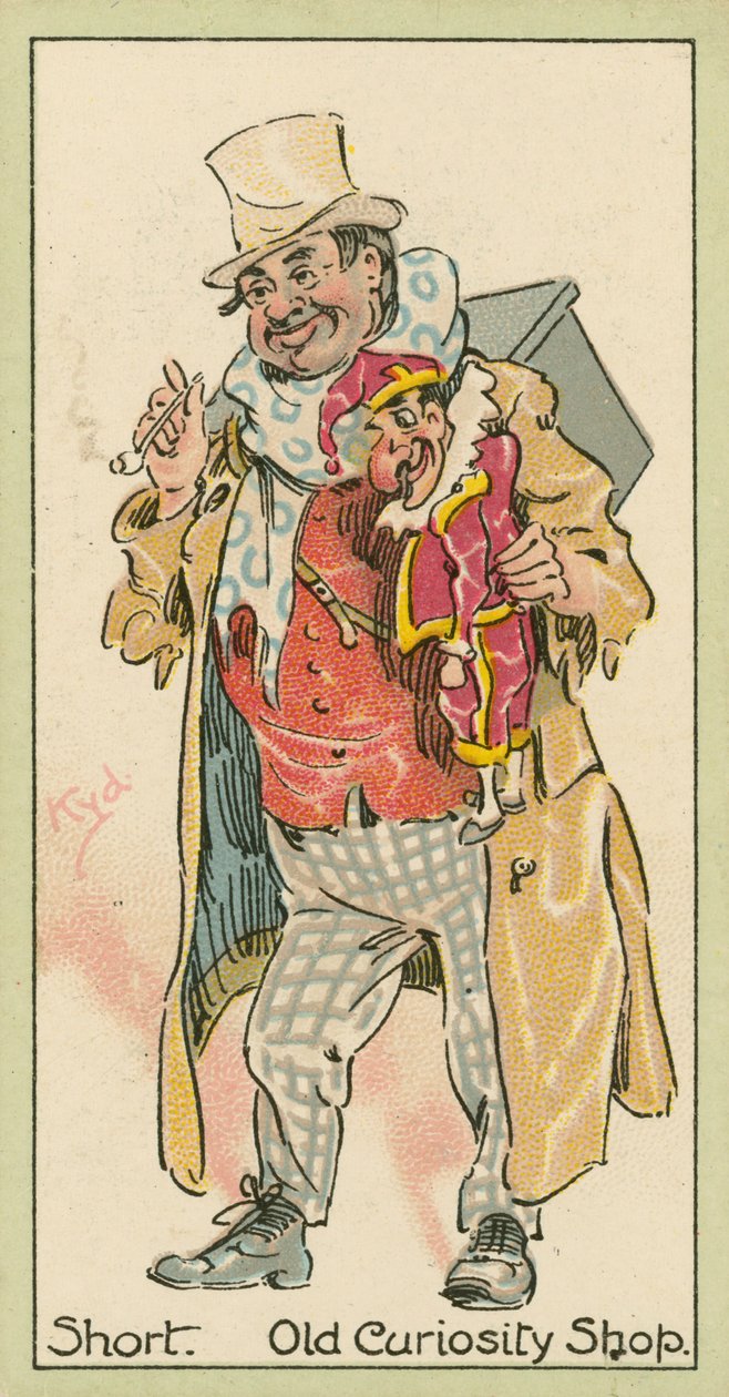 Corto, Old Curiosity Shop (litografia a colori) da Joseph Clayton (1856-1937) (after) Clarke