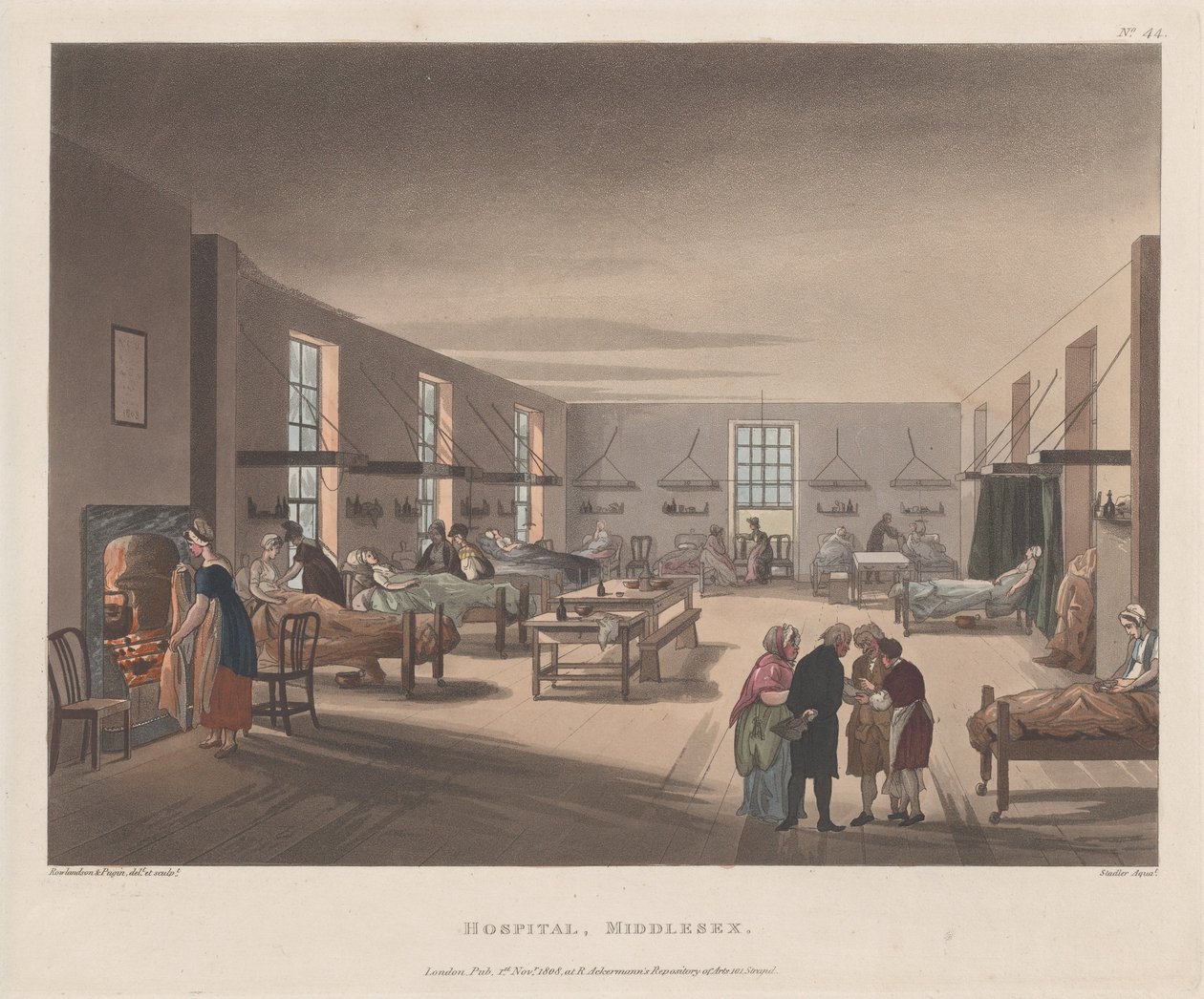 Ospedale, Middlesex, 1 aprile 1809 da Joseph Constantine Stadler