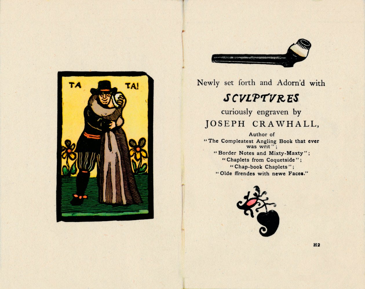 Il Primo Ritorno dello Stile Chap-Book da Joseph Crawhall
