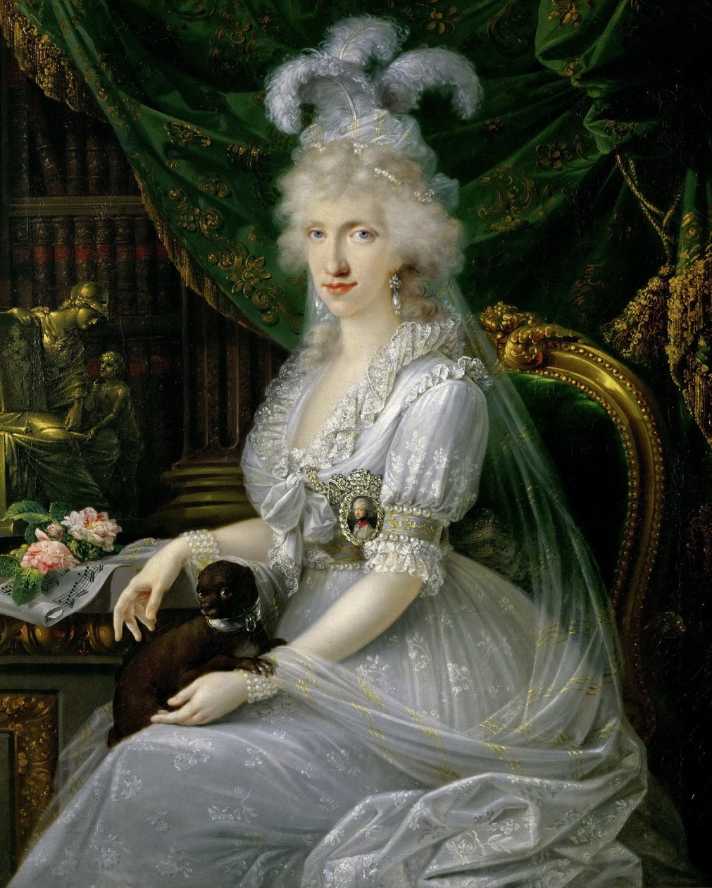 Principessa Luisa Maria di Napoli e Sicilia 1773-1802, 1797 da Joseph Dorffmeister