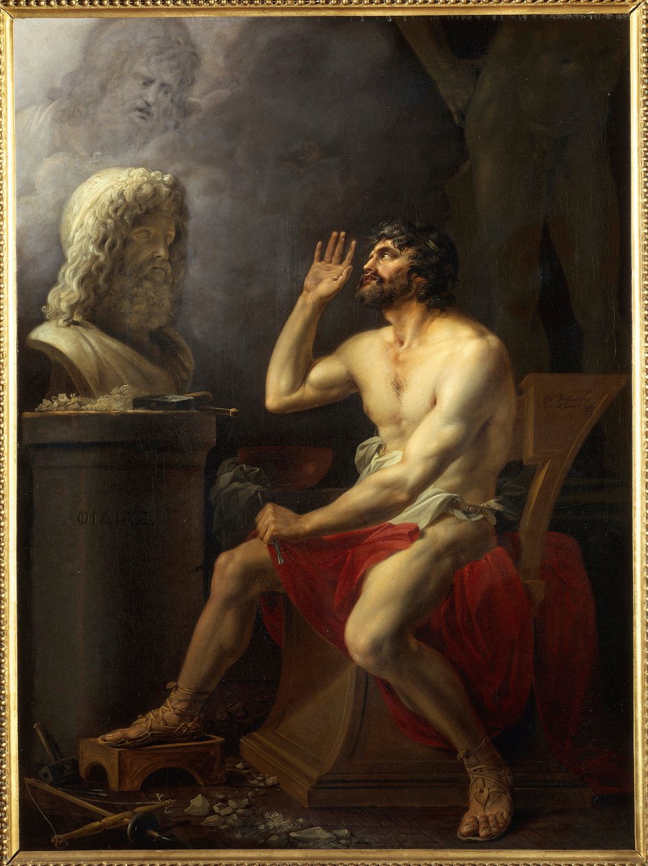 Lo scultore greco Fidia da Joseph Dorffmeister