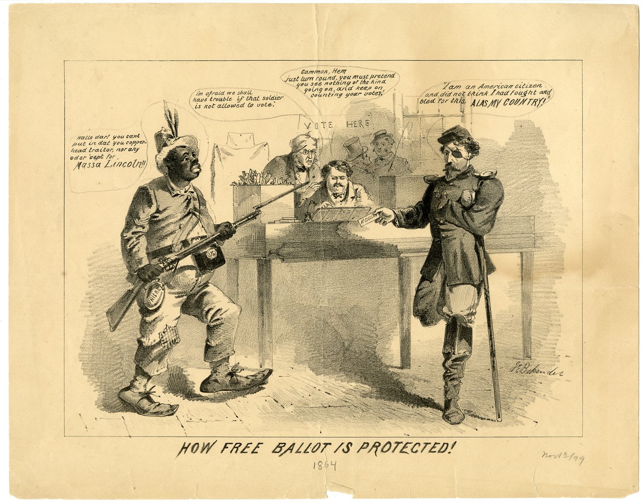 Come viene protetto il voto libero, 1864 da Joseph E. Baker