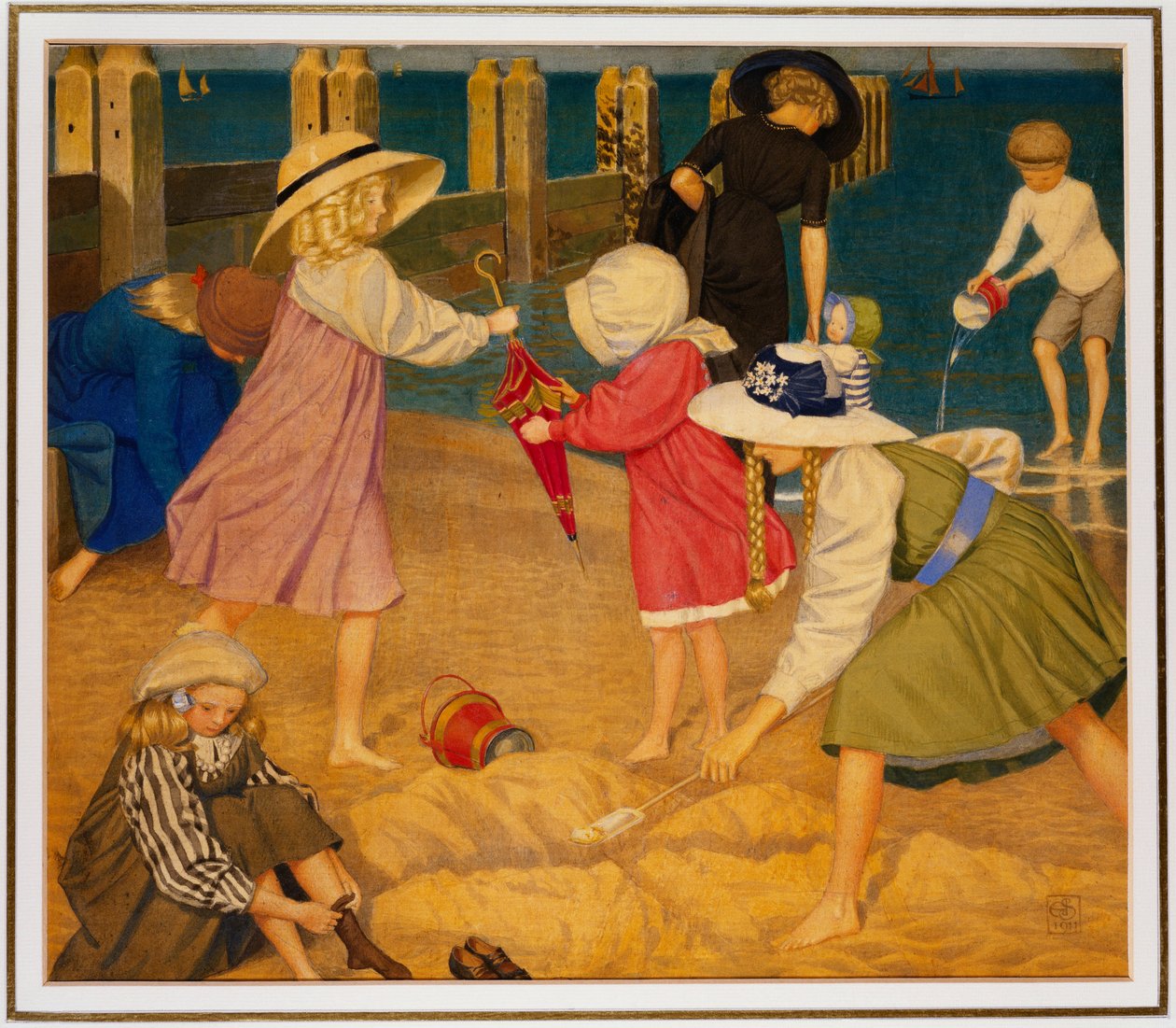 Sulla Spiaggia, Southwold da Joseph Edward Southall